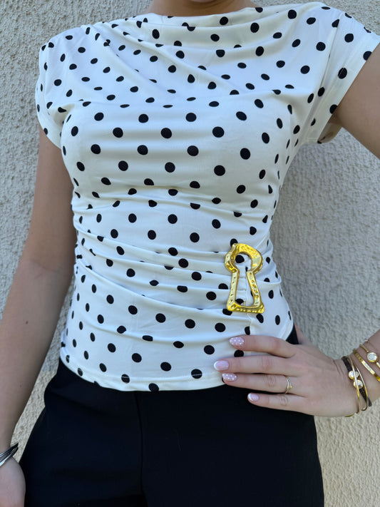 Top à pois