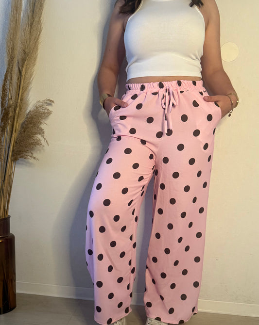 Pantalon à pois