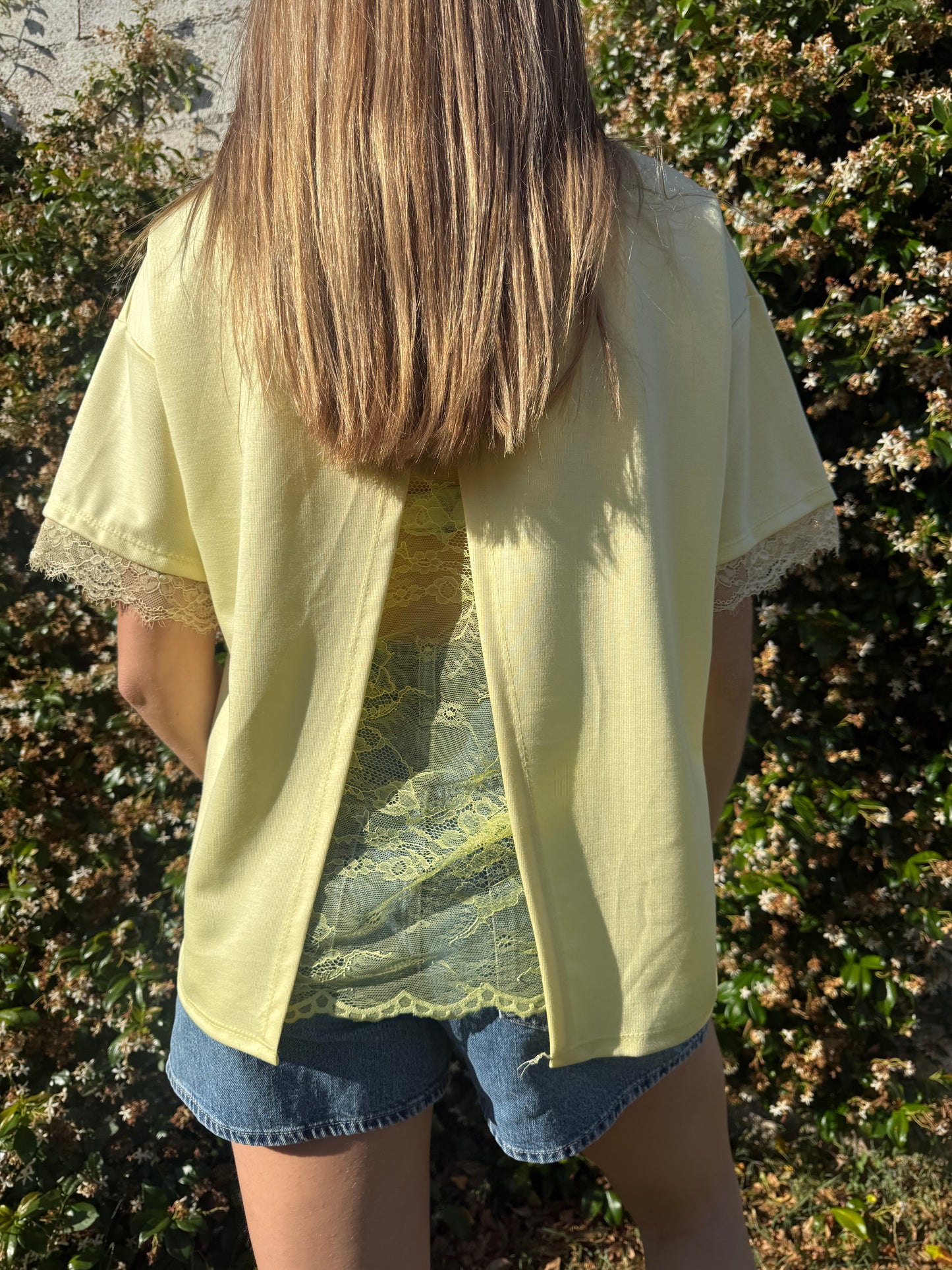 T-shirt dentelle