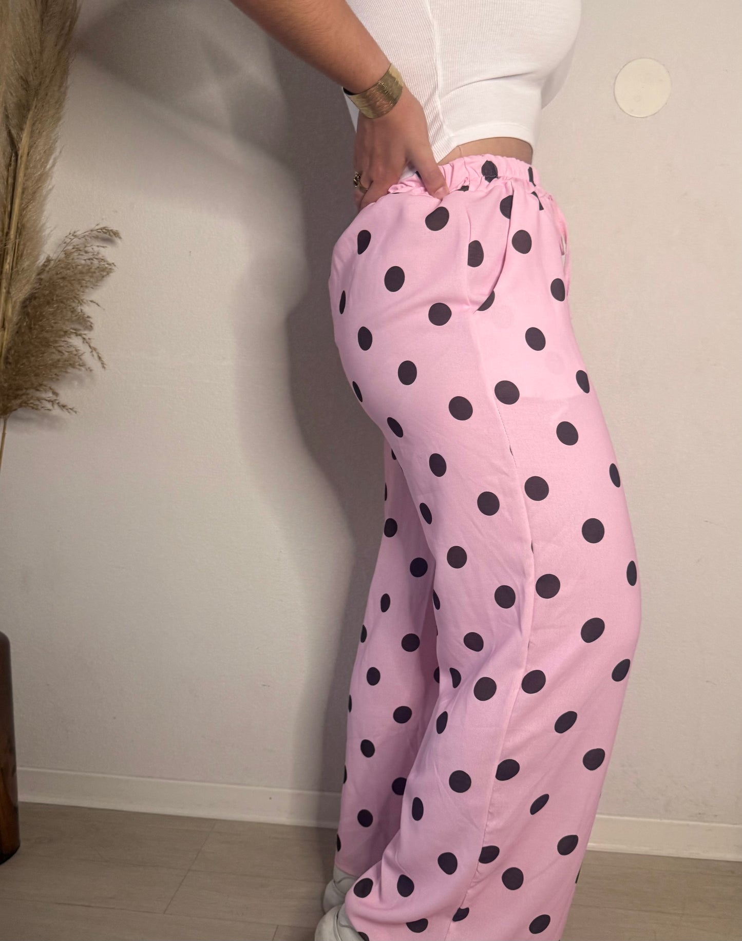 Pantalon à pois